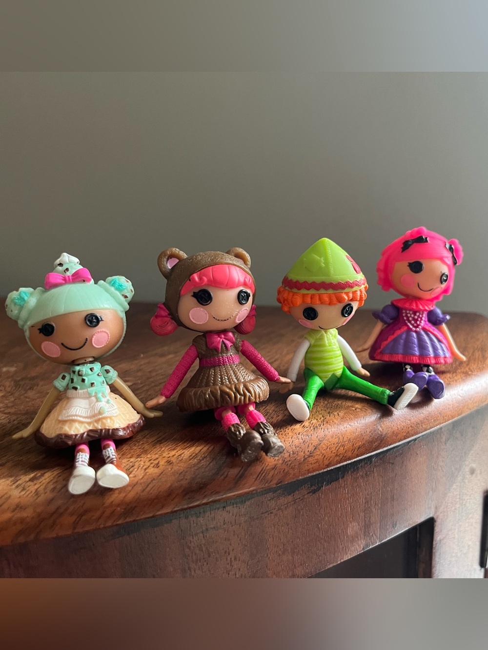 Lalaloopsy mini Doll lot teddy honey pots confetti carnivale scoops waffle peter